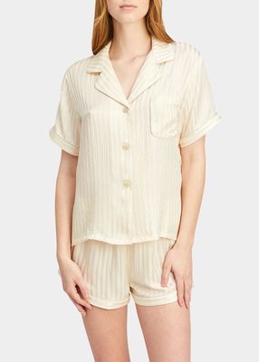 Katelyn Fiona Striped Pajama Set