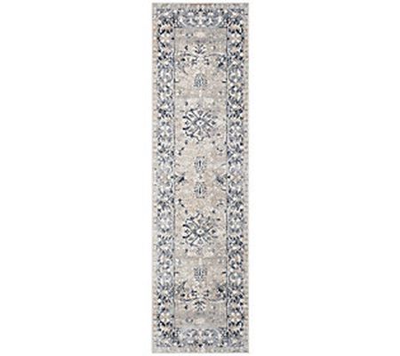 Kathy Ireland Home Malta MAI05 2'2" x 7'7" Runn er Rug