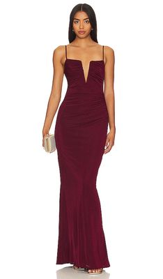 Katie May Erykah Gown in Red