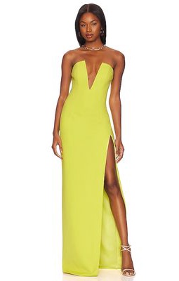 Katie May Infatuation Gown in Yellow