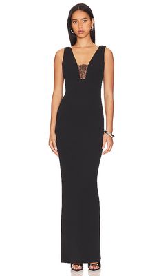 Katie May Janette Gown in Black