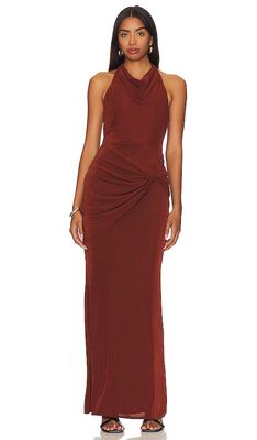 Katie May Leyla Gown in Brick