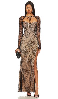 Katie May Persia Gown in Black