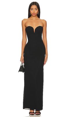 Katie May Ursula Gown in Black