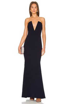 Katie May x REVOLVE Crush Gown in Navy