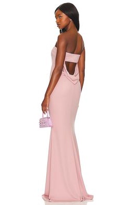 Katie May X Revolve Mary Kate Gown in Rose