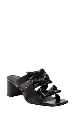 Katy Perry The Bow Sandal in Black Metallic