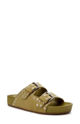 Katy Perry The Buckle Slide Sandal in Olive Oil