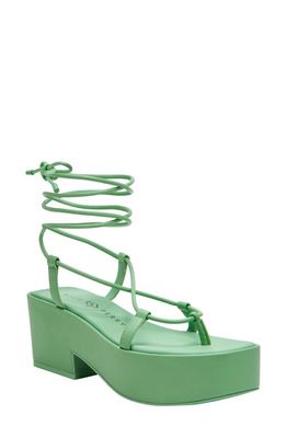 Katy Perry The Busy Bee Ankle Wrap Platform Sandal in Apple Mint