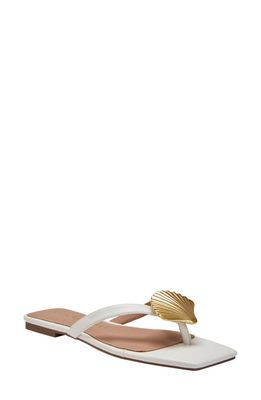 Katy Perry The Camie Shell Flip Flop in Optic White