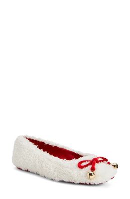Katy Perry The Evie Ballet Flat in Off White/True Red