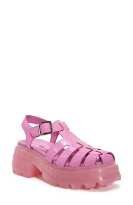 Katy Perry The Geli Combat Fisherman Platform Sandal in Vintage Pink
