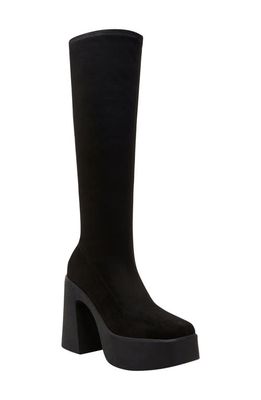 Katy Perry The Heightten Knee High Platform Boot in Soft Black