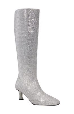 Katy Perry The Zaharrah Knee High Boot in Silver Multi