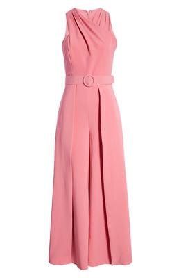 Kay Unger Florance Sleeveless Wide Leg Jumpsuit in Chateau Rose