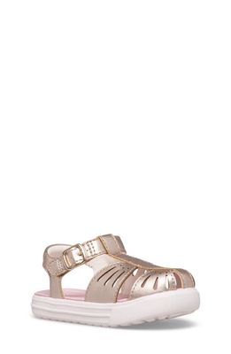 Keds Daphne Butterfly Metallic Ankle Strap Sandal in Rose Gold