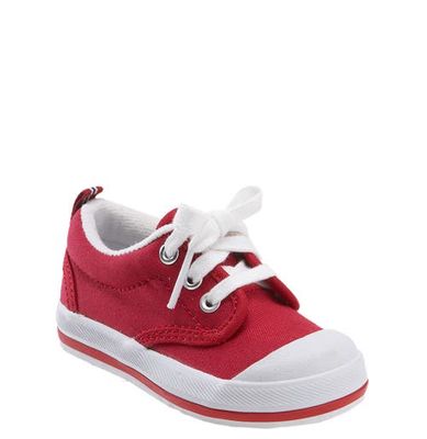 Keds Kids' Graham Sneaker in Red Canvas