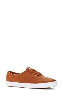 Keds® Champion Lace-Up Sneaker in Cognac 