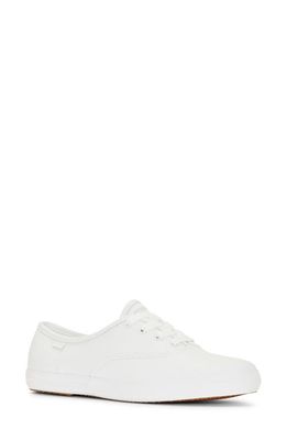 Keds® Champion Lace-Up Sneaker in Off White Leather 