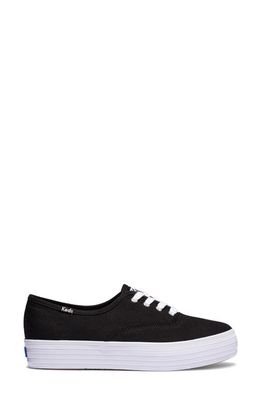 Keds Triple CVO Platform Sneaker in Black Fabric