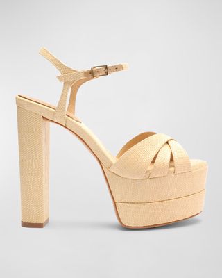 Keefa Ankle-Strap Platform Sandals
