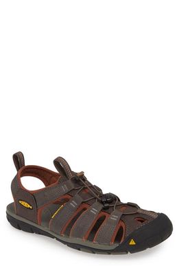 KEEN 'Clearwater CNX' Sandal in Raven/Tortoise Shell