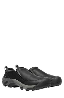 KEEN Targhee II Slip-On Shoe in Black/Steel Grey