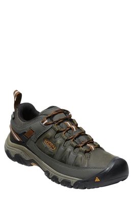KEEN Targhee III Waterproof Hiking Shoe in Black Olive/Golden Brown