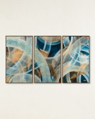 "Keep On Spinning Triptych" Giclee