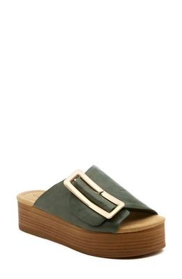 Kelsi Dagger Brooklyn Dover Platform Sandal in Moss 