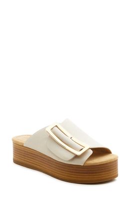 Kelsi Dagger Brooklyn Dover Platform Sandal in Shell 