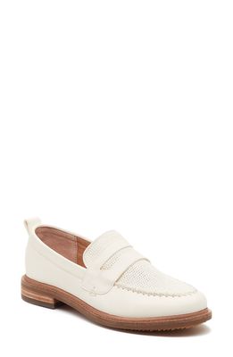 Kelsi Dagger Brooklyn Lens Penny Loafer in Coconut