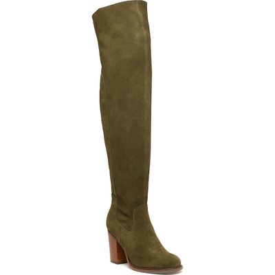 Kelsi Dagger Brooklyn Logan Over the Knee Boot in Olive 