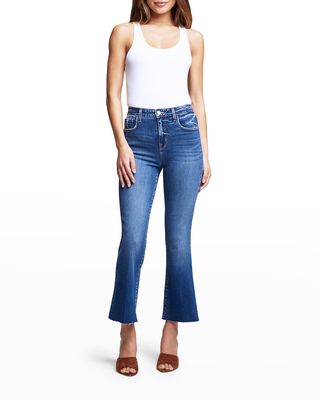 Kendra Cropped Flare Jeans