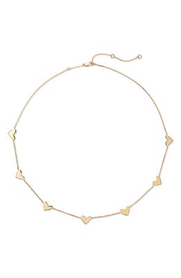 Kendra Scott Ari Heart Station Necklace in 18K Gold Vermeil