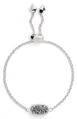 Kendra Scott Elaina Bracelet in Platinum Drusy/Silver