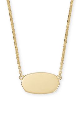 Kendra Scott Elisa 18K Gold Vermeil Short Pendant Necklace