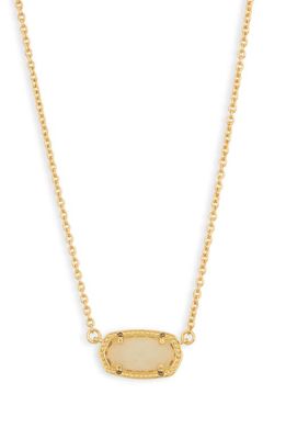 Kendra Scott Elisa Birthstone Pendant Necklace in Gold Yellow