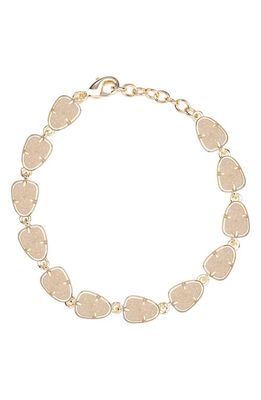 Kendra Scott 'Susanna' Stone Line Bracelet in Gold Iridescent Drusy