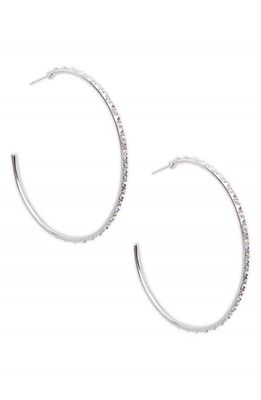 Kendra Scott Val Hoop Earrings in Silver