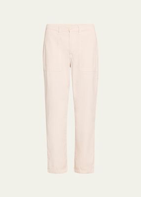 Kennedy Cotton Canvas Straight-Leg Trousers