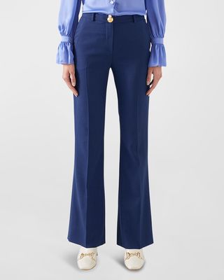 Kennedy High-Rise Flare Trousers
