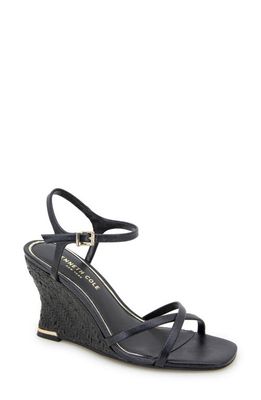 Kenneth Cole New York Freya Wedge Sandal in Black 