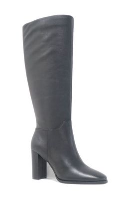 Kenneth Cole New York Lowell Knee High Boot in Black Leather
