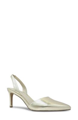 Kenneth Cole New York Riley Slingback Pointed Toe Pump in Champagne