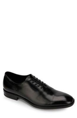 Kenneth Cole New York Ticketpod Cap Toe Oxford in Black Leather