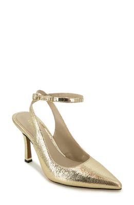 Kenneth Cole Romi Ankle Strap Pump in Gold