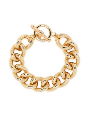 Kenneth Jay Lane chunky polished chain bracelet - Gold