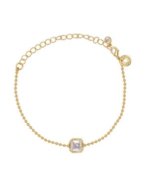 Kenneth Jay Lane Crystal embellished bracelet - Gold