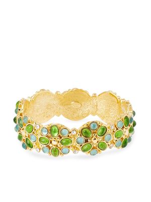 Kenneth Jay Lane crystal-embellished cuff bracelet - Gold